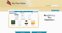 Desktop Screenshot of myclassnotes.org
